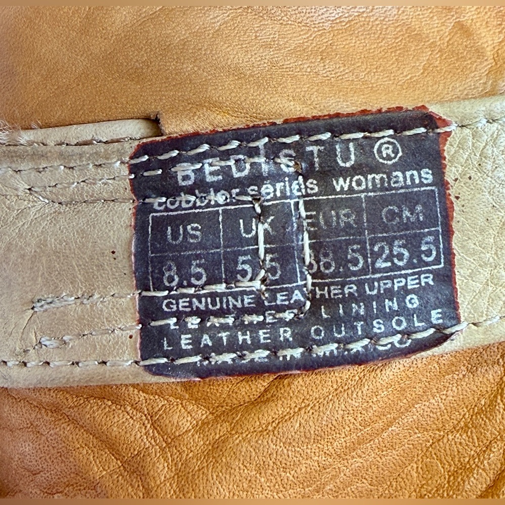 Bed|Stu Filly II Cobble Series Women’s Leather Western Ankle Boots Size 8.5 - Picture 6 of 8